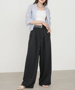 ツータックワイドパンツ