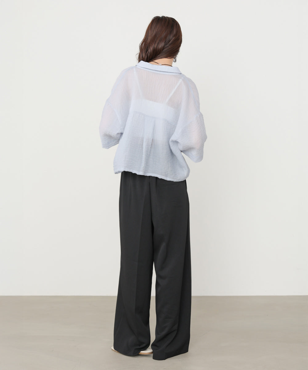 ツータックワイドパンツ