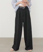 ツータックワイドパンツ