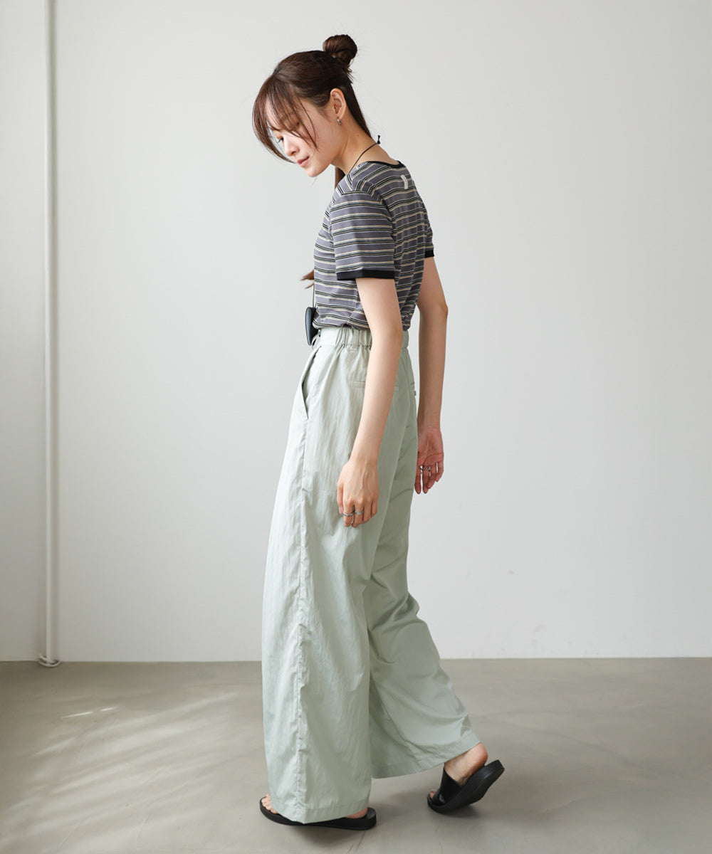 ボリュームワイドタックパンツ