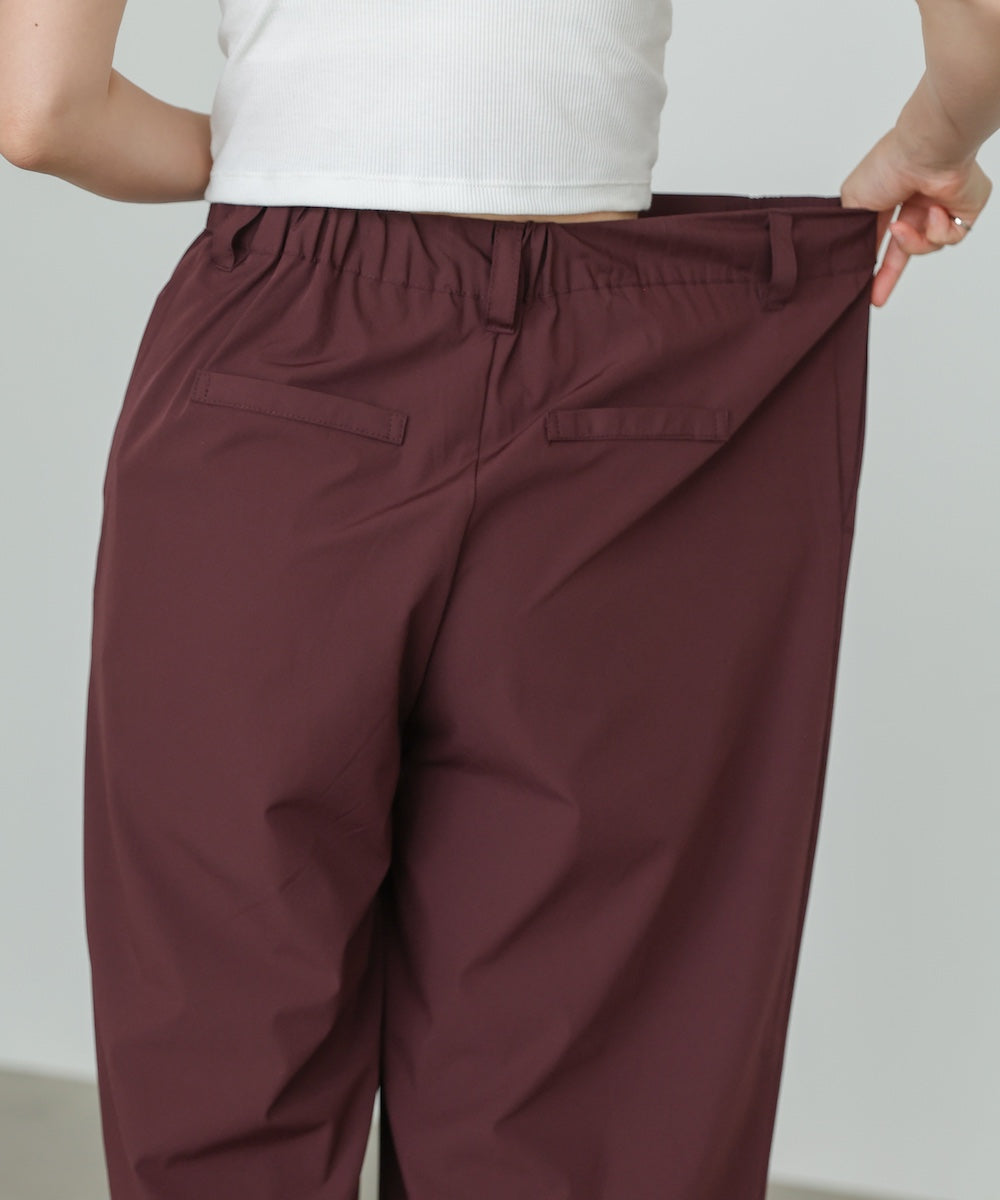 ストレッチワイドストレートパンツ