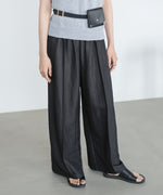 デニムライクワイドパンツ