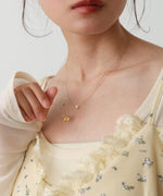 ニュアンスハートレイヤードネックレス