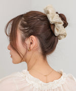 オーガンジー×サテンシュシュ