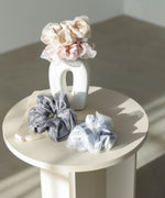 オーガンジー×サテンシュシュ