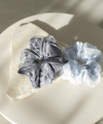 オーガンジー×サテンシュシュ