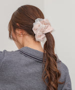 オーガンジー×サテンシュシュ