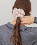 オーガンジー×サテンシュシュ