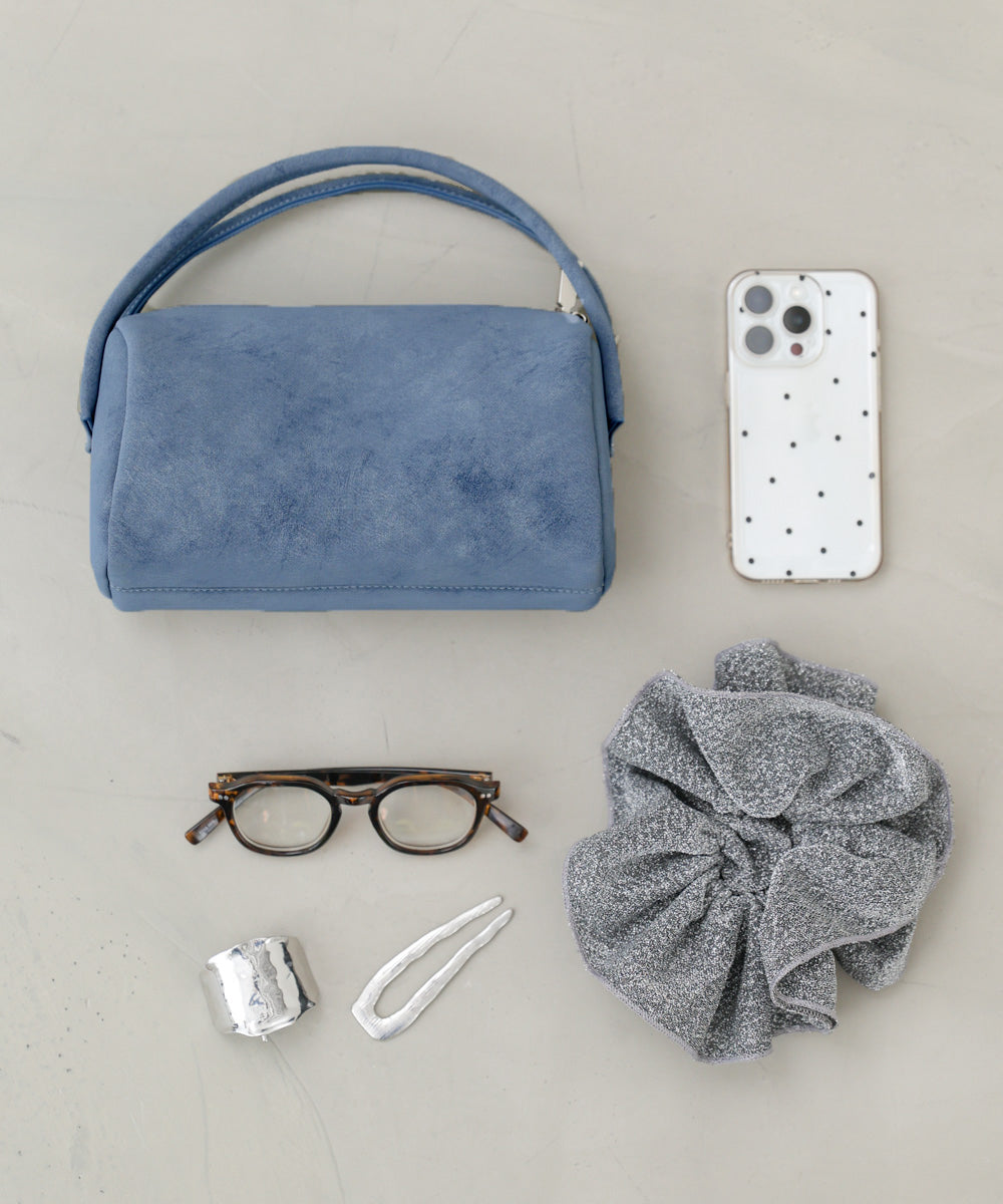 2WAYスエード調ミニバッグ