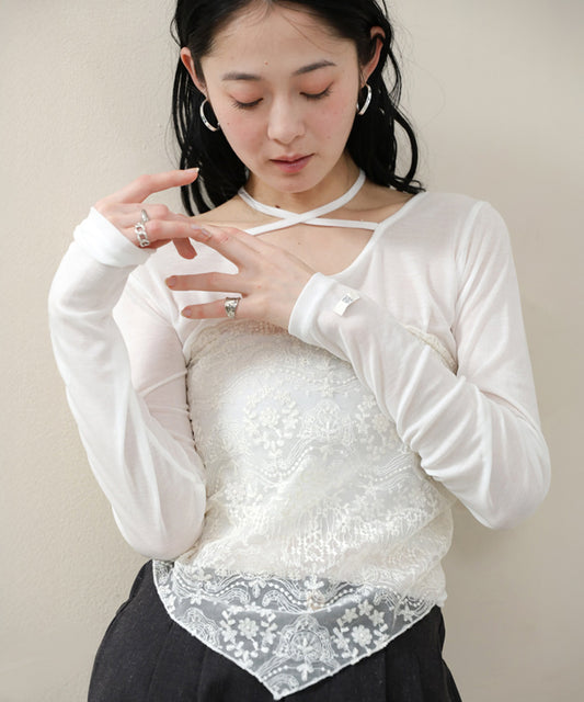 レーススカーフ