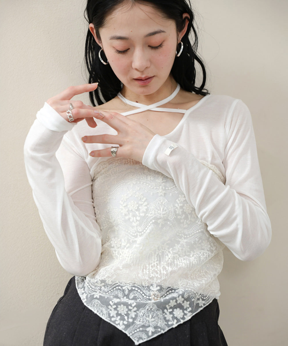 レーススカーフ