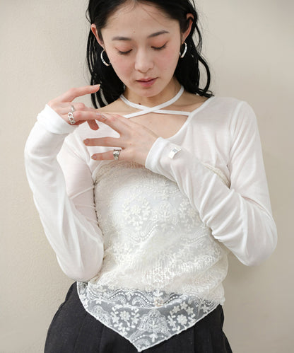 レーススカーフ