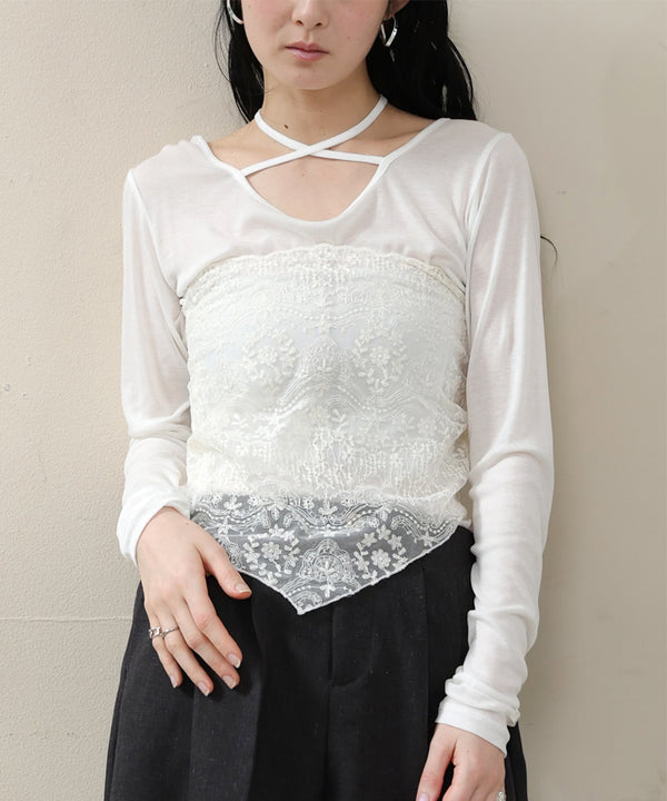 レーススカーフ