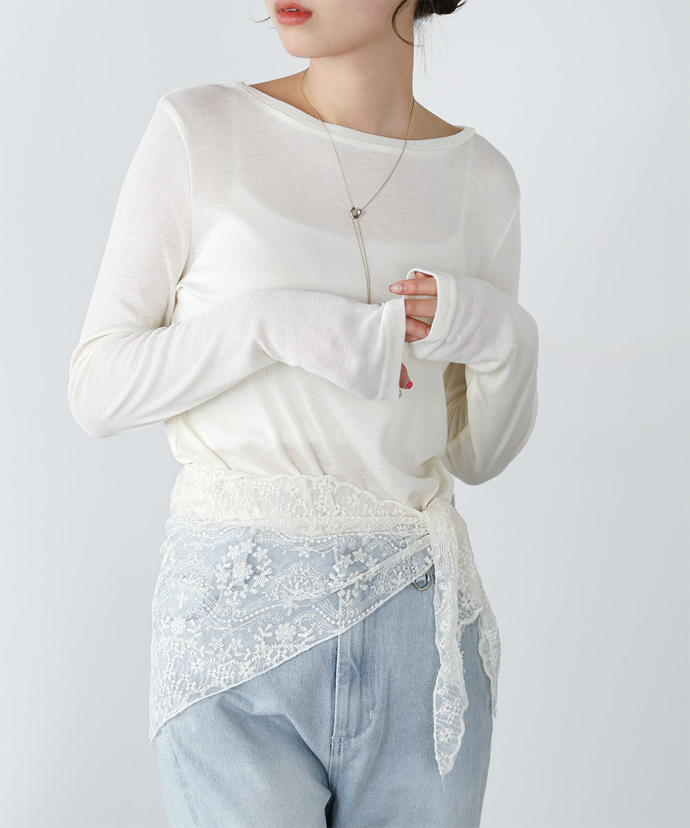 レーススカーフ