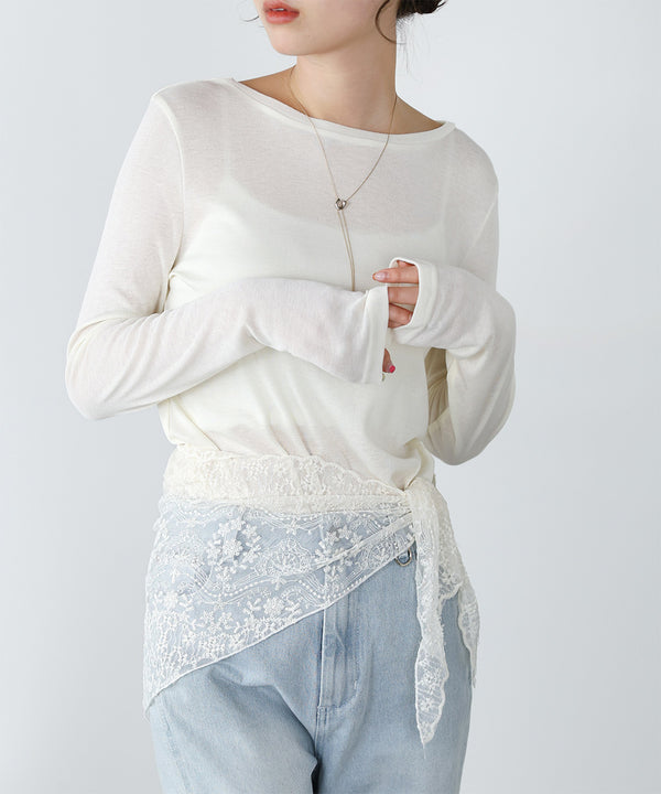 レーススカーフ