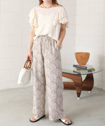 LAYER FRILL SLEEVE BLOUSE