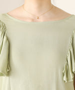 LAYER FRILL SLEEVE BLOUSE