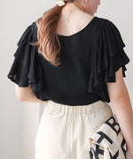 LAYER FRILL SLEEVE BLOUSE