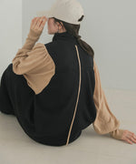 COLOR COMBINATION KNIT ONEPIECE