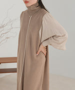 COLOR COMBINATION KNIT ONEPIECE