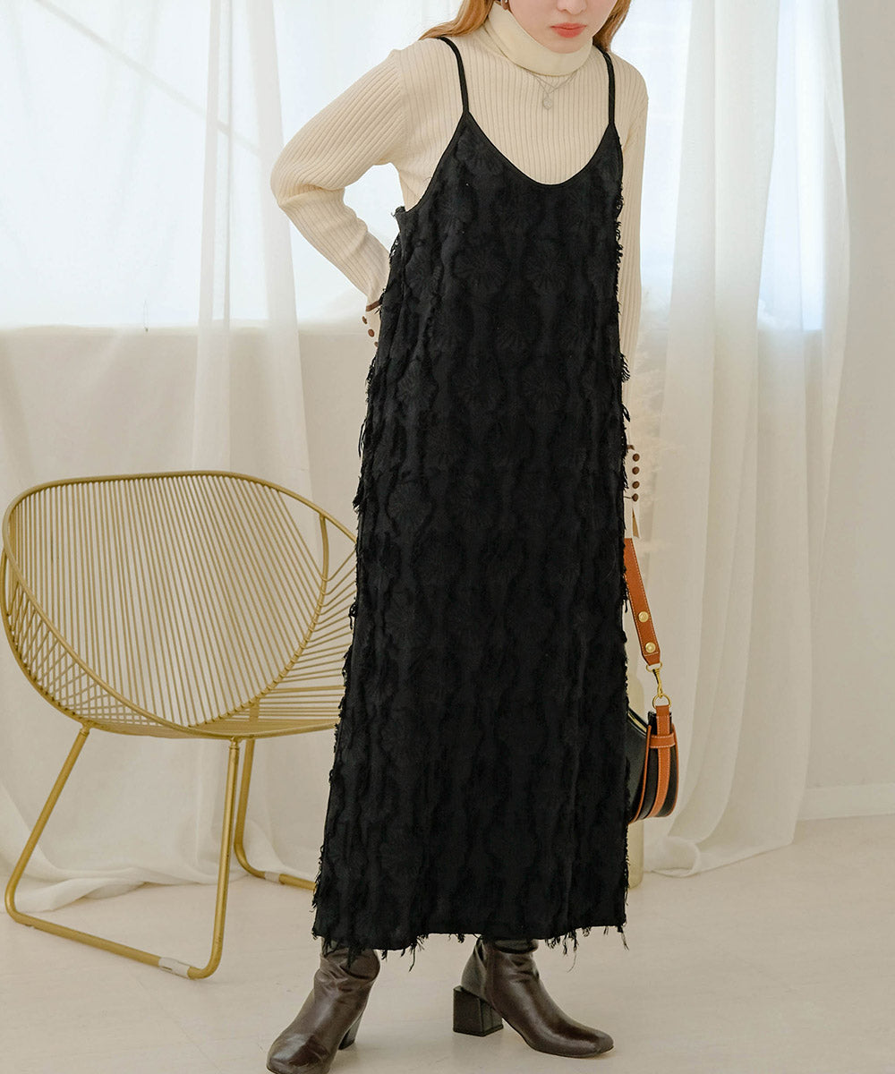 SHAGGY JACQUARD ONEPIECE