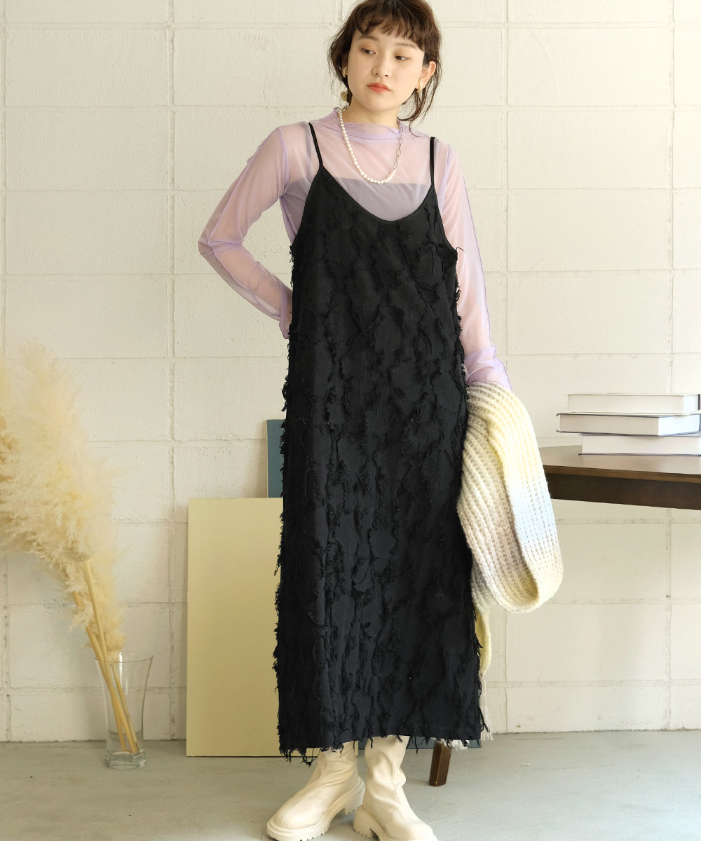 SHAGGY JACQUARD ONEPIECE