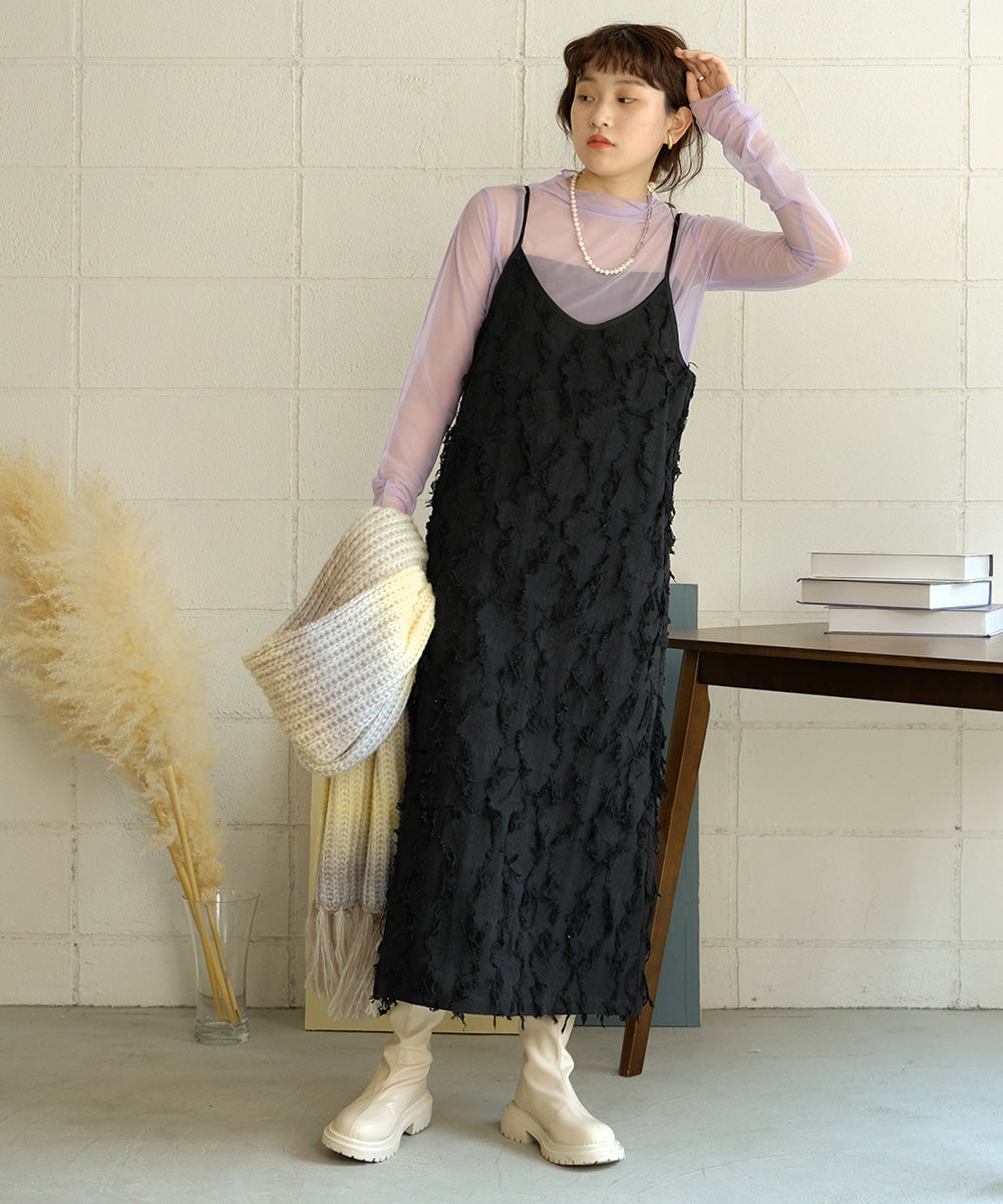 SHAGGY JACQUARD ONEPIECE