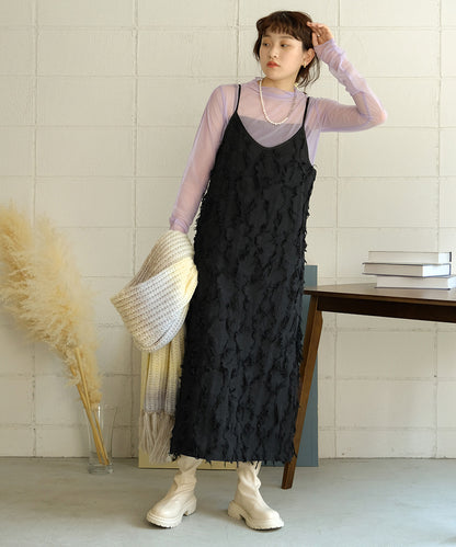 SHAGGY JACQUARD ONEPIECE