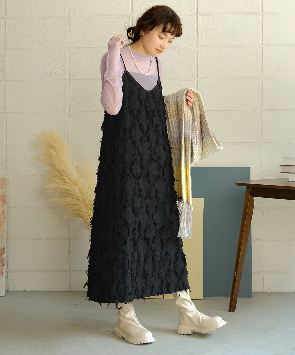 SHAGGY JACQUARD ONEPIECE