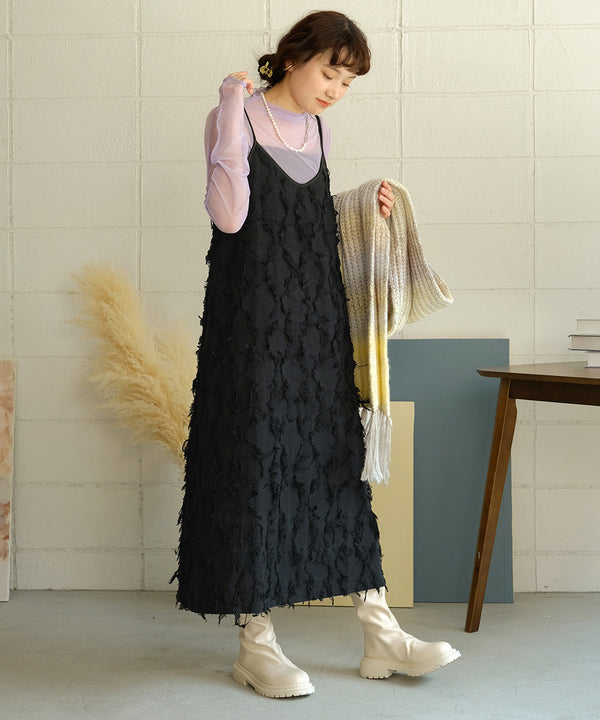 SHAGGY JACQUARD ONEPIECE