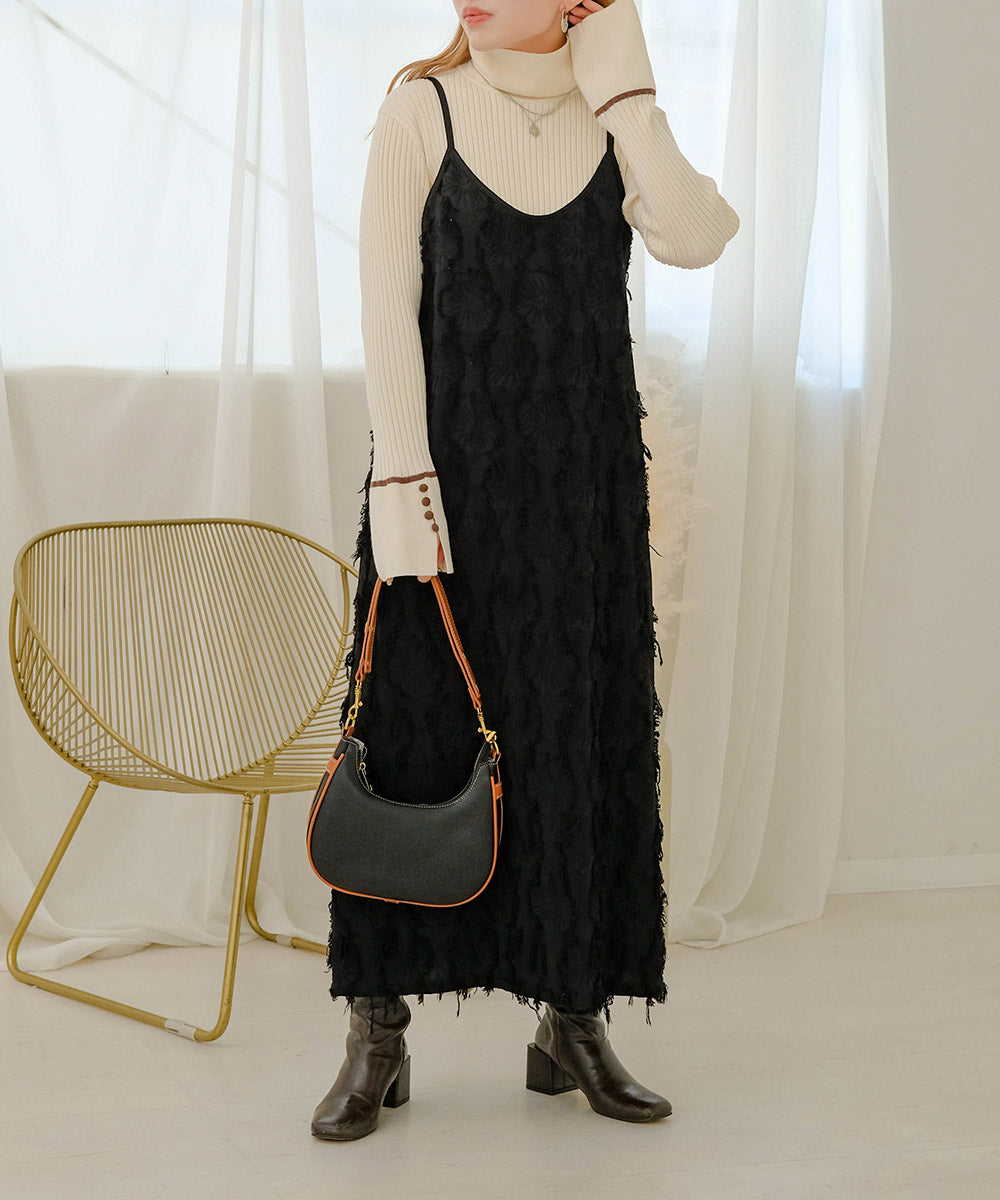 SHAGGY JACQUARD ONEPIECE