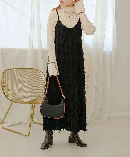 SHAGGY JACQUARD ONEPIECE