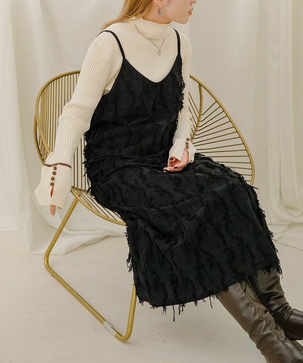 SHAGGY JACQUARD ONEPIECE