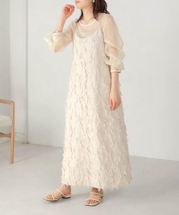 SHAGGY JACQUARD ONEPIECE