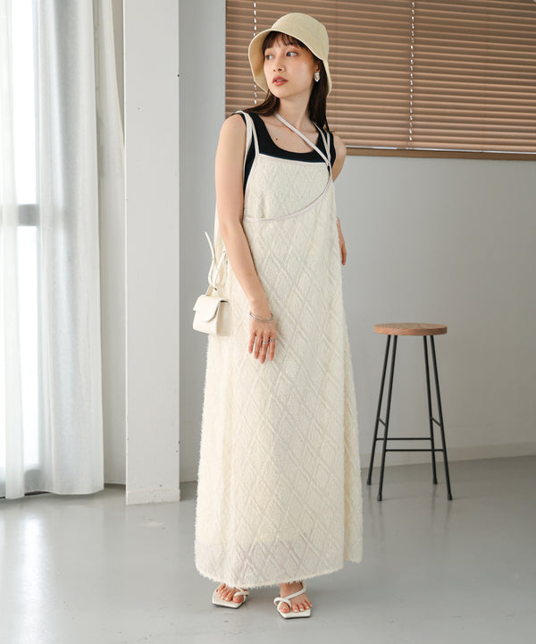 SHAGGY CROSS ONEPIECE