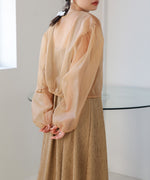 TULLE CARDIGAN SET ONE PIECE