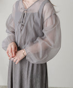 TULLE CARDIGAN SET ONE PIECE