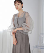 TULLE CARDIGAN SET ONE PIECE