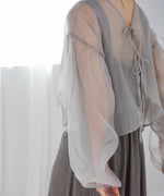TULLE CARDIGAN SET ONE PIECE
