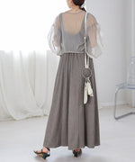 TULLE CARDIGAN SET ONE PIECE