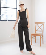 2WAY SHOULDER SHIRRING SALOPETTE