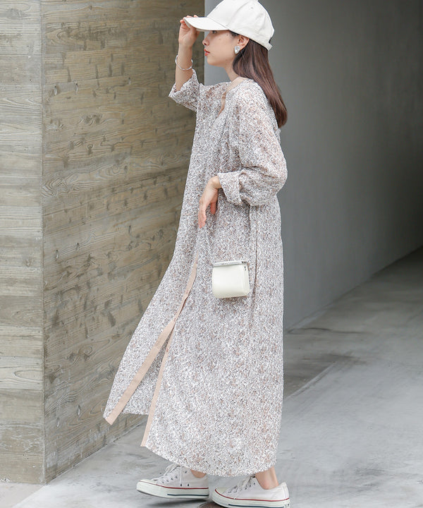 JACQUARD SMALL FLORAL ONEPIECE