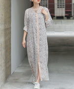 JACQUARD SMALL FLORAL ONEPIECE