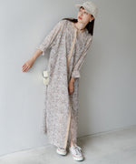JACQUARD SMALL FLORAL ONEPIECE