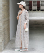 JACQUARD SMALL FLORAL ONEPIECE