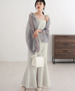 SHEER BOLERO + FLARE CAMI ONEPIECE