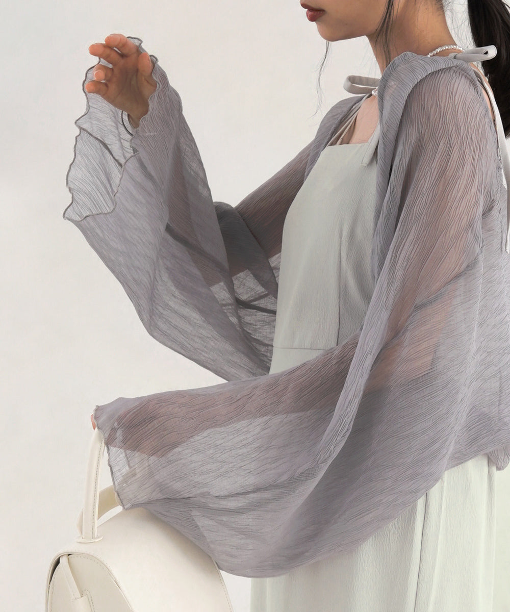 SHEER BOLERO + FLARE CAMI ONEPIECE