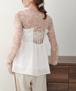 LACE SWITCHING FLARE CAMISOLE