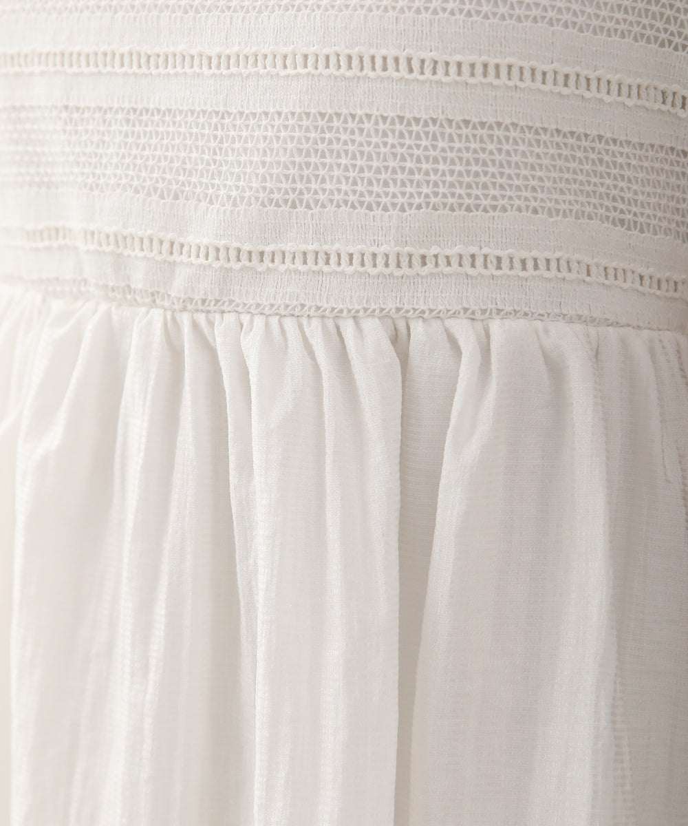 LACE SWITCHING FLARE CAMISOLE