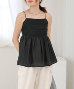 LACE SWITCHING FLARE CAMISOLE